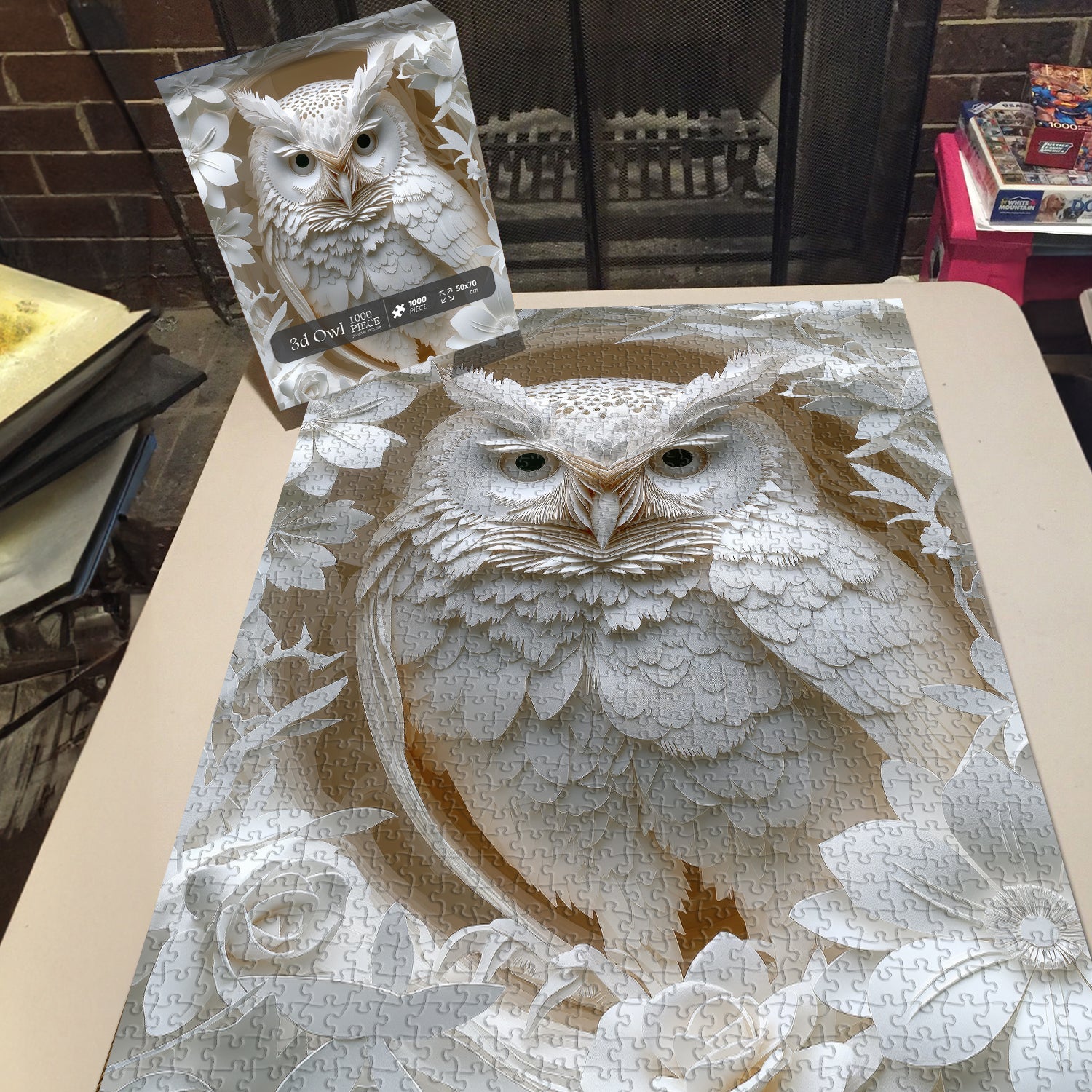 Puzzle de puzzle 3d hibou 1000 pièces