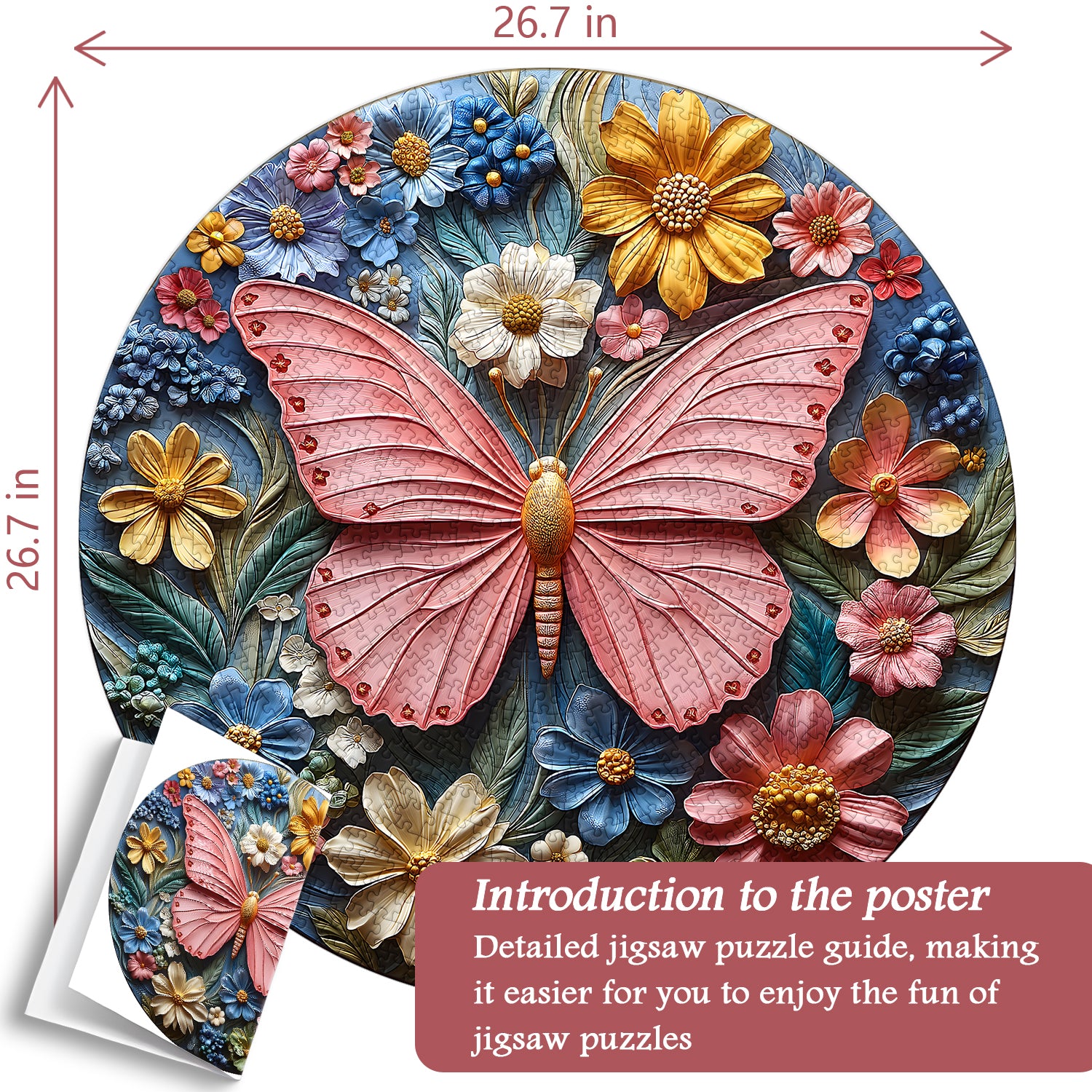 A Wing in Bloom Jigsaw Puzzles 1000 Pieces