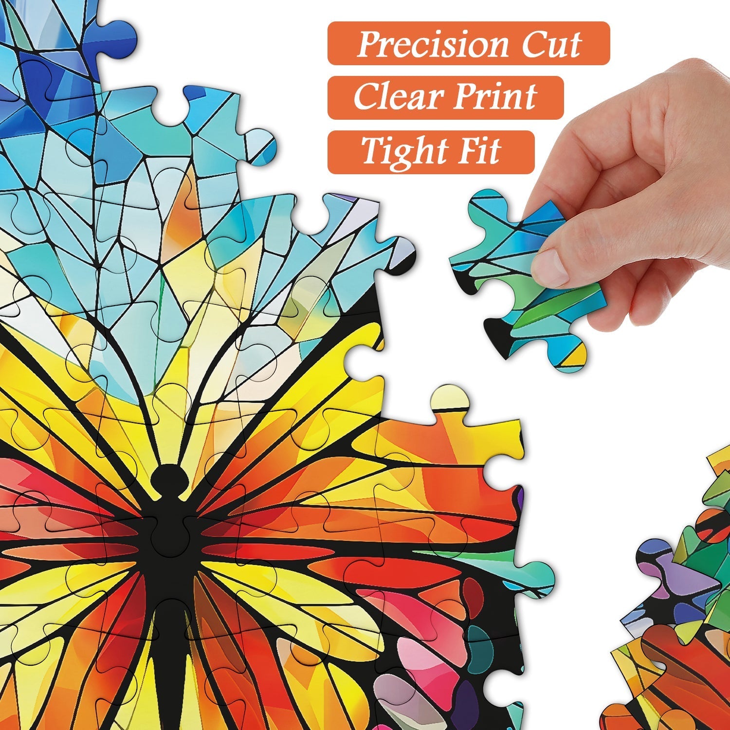 Puzzle puzzle a farfalla cromatica 1000 pezzi