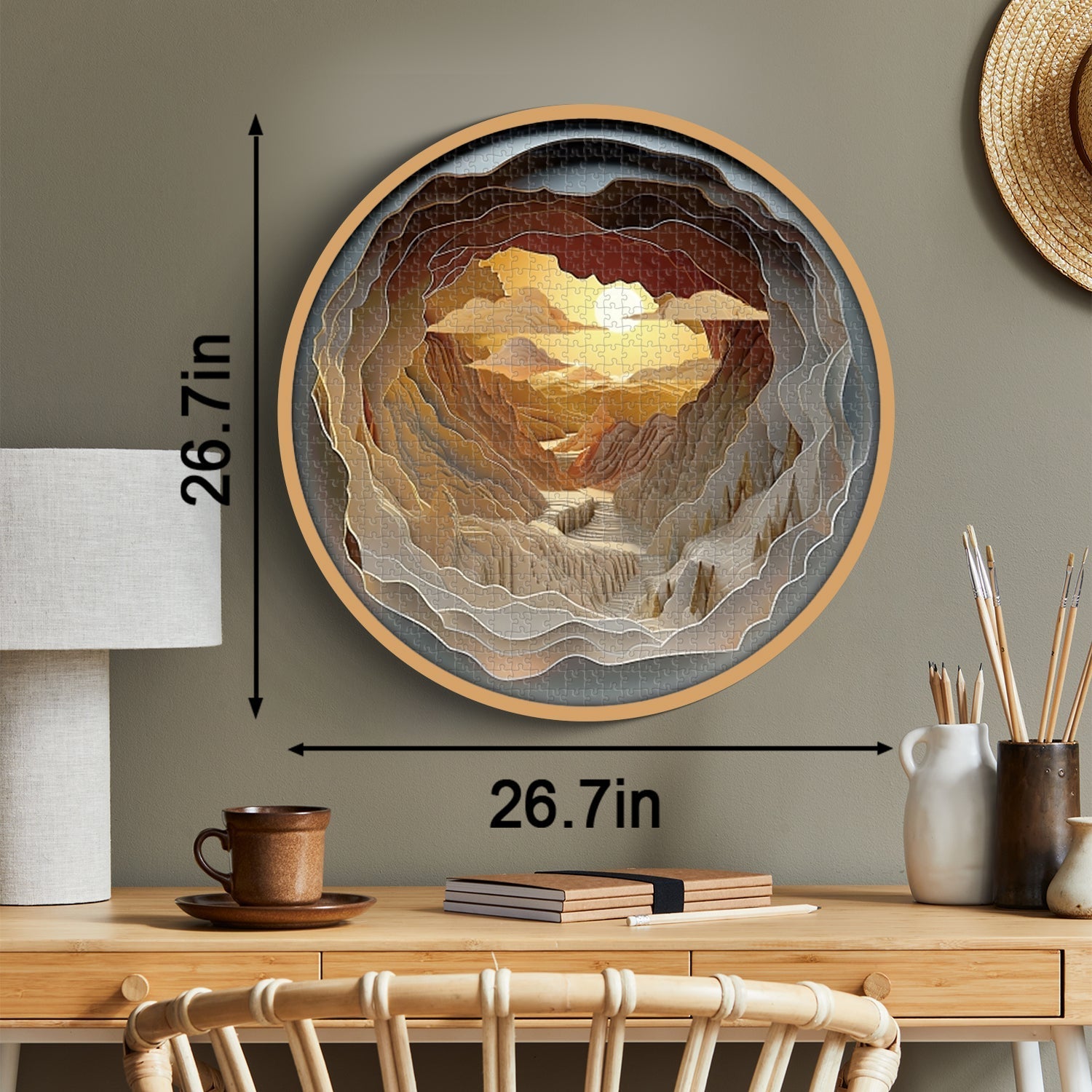 3d Valley Glow Jigsaw Puzzle 1000 pièces