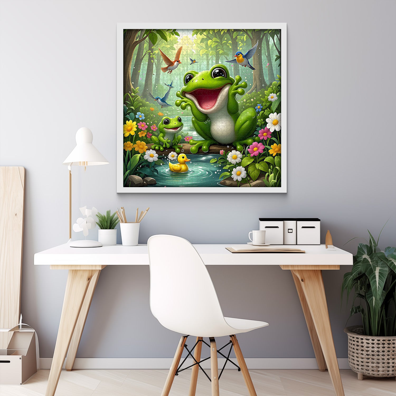 Puzzle de rire de rire et d'éclaboussure 1000 pièces