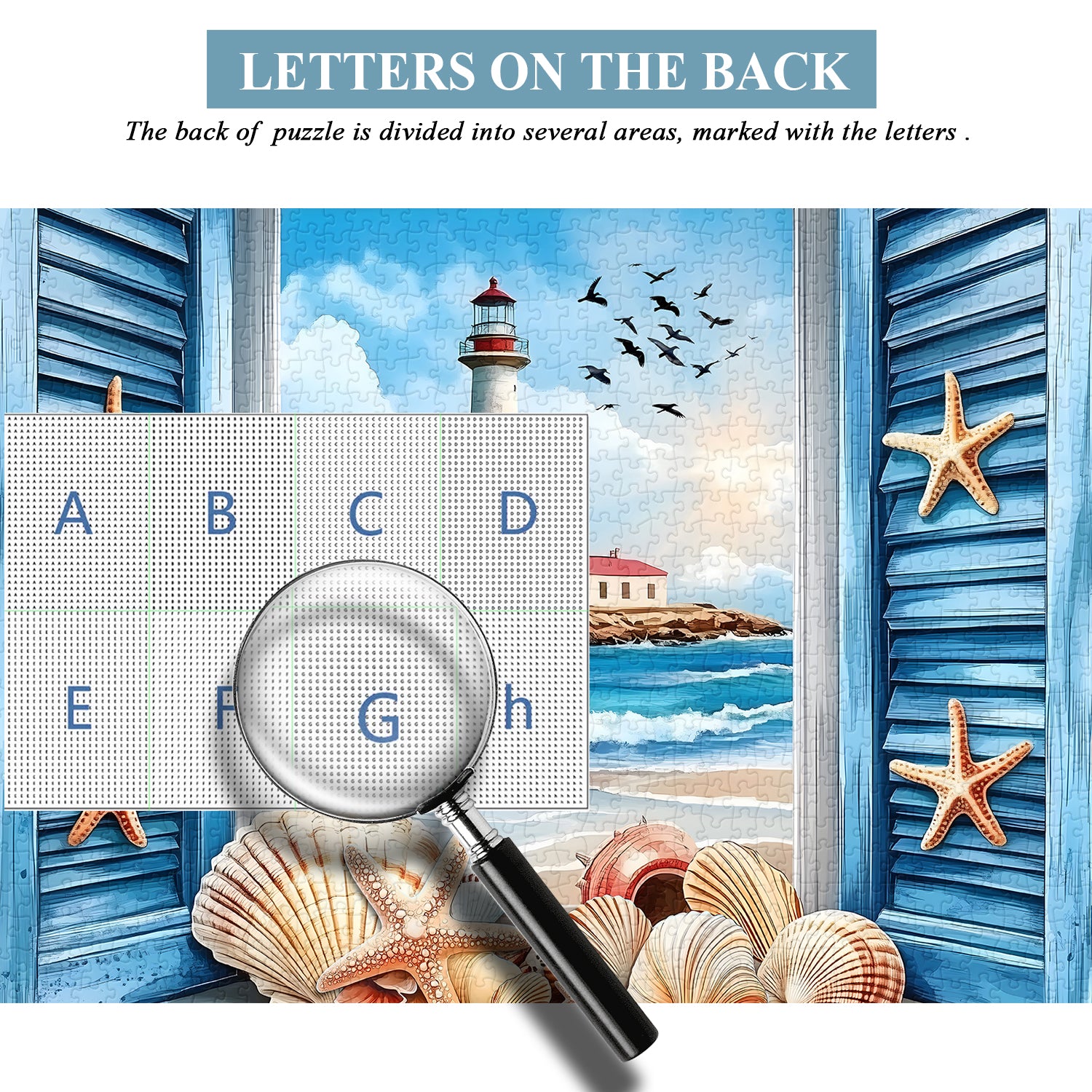 Ozeanfenster Puzzle 1000 Stücke