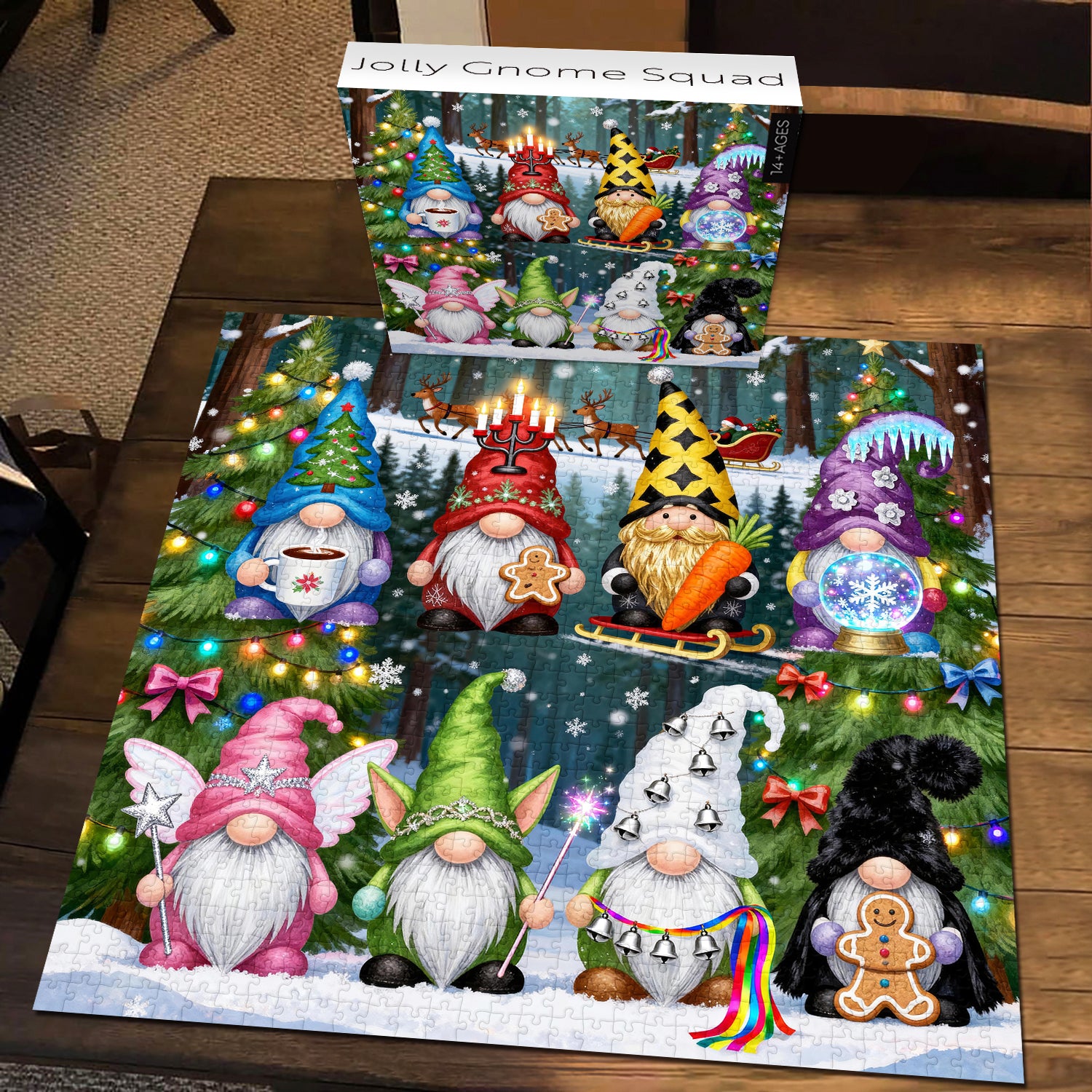 Psychedelic Rasing Jigsaw Puzzle 1000 Stücke