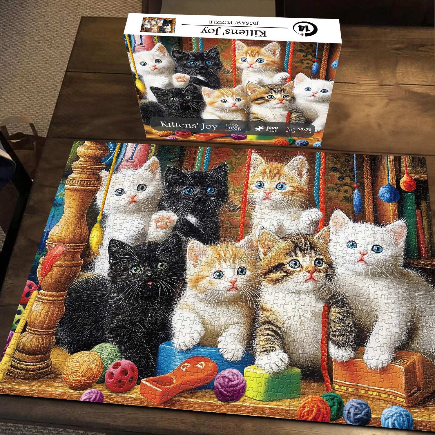 Pieci 1000 di gattini di gattini 1000 pezzi