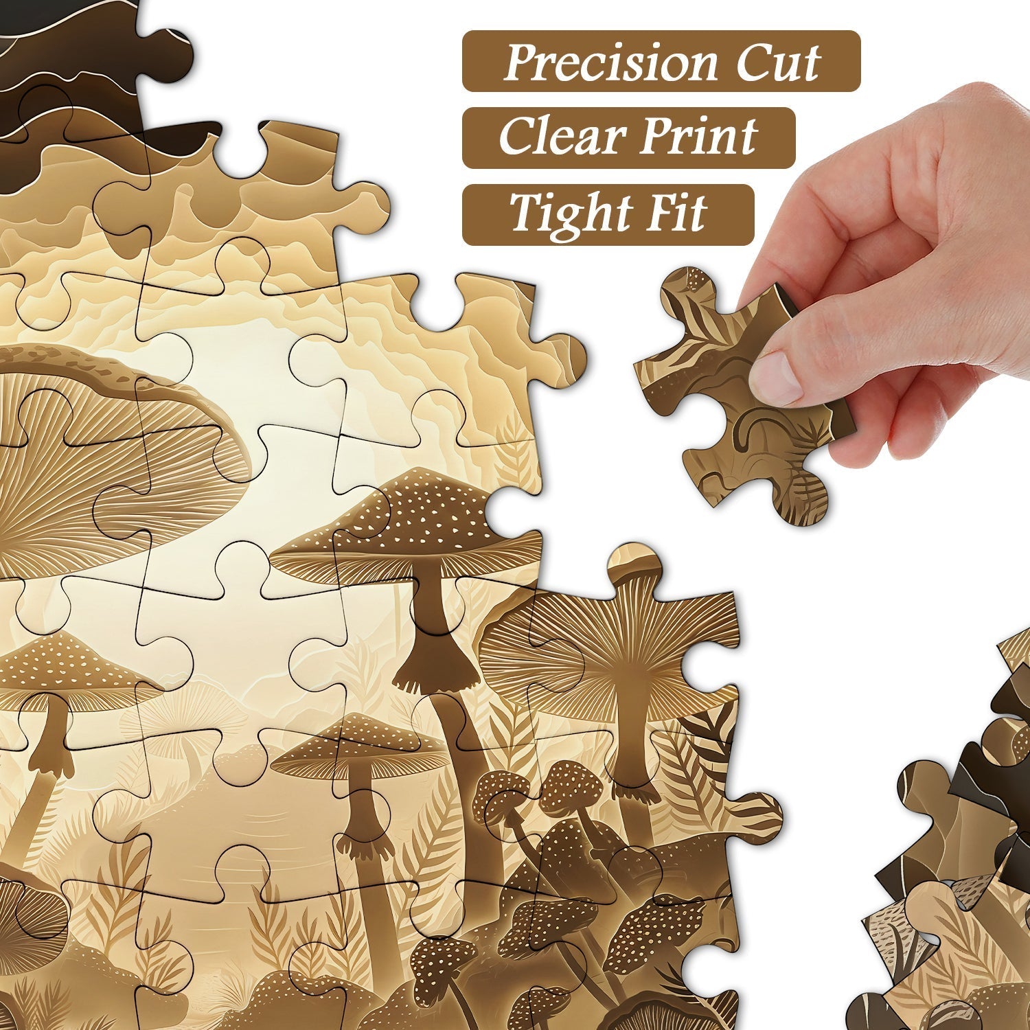 Puzzle foresta di funghi 1000 pezzi