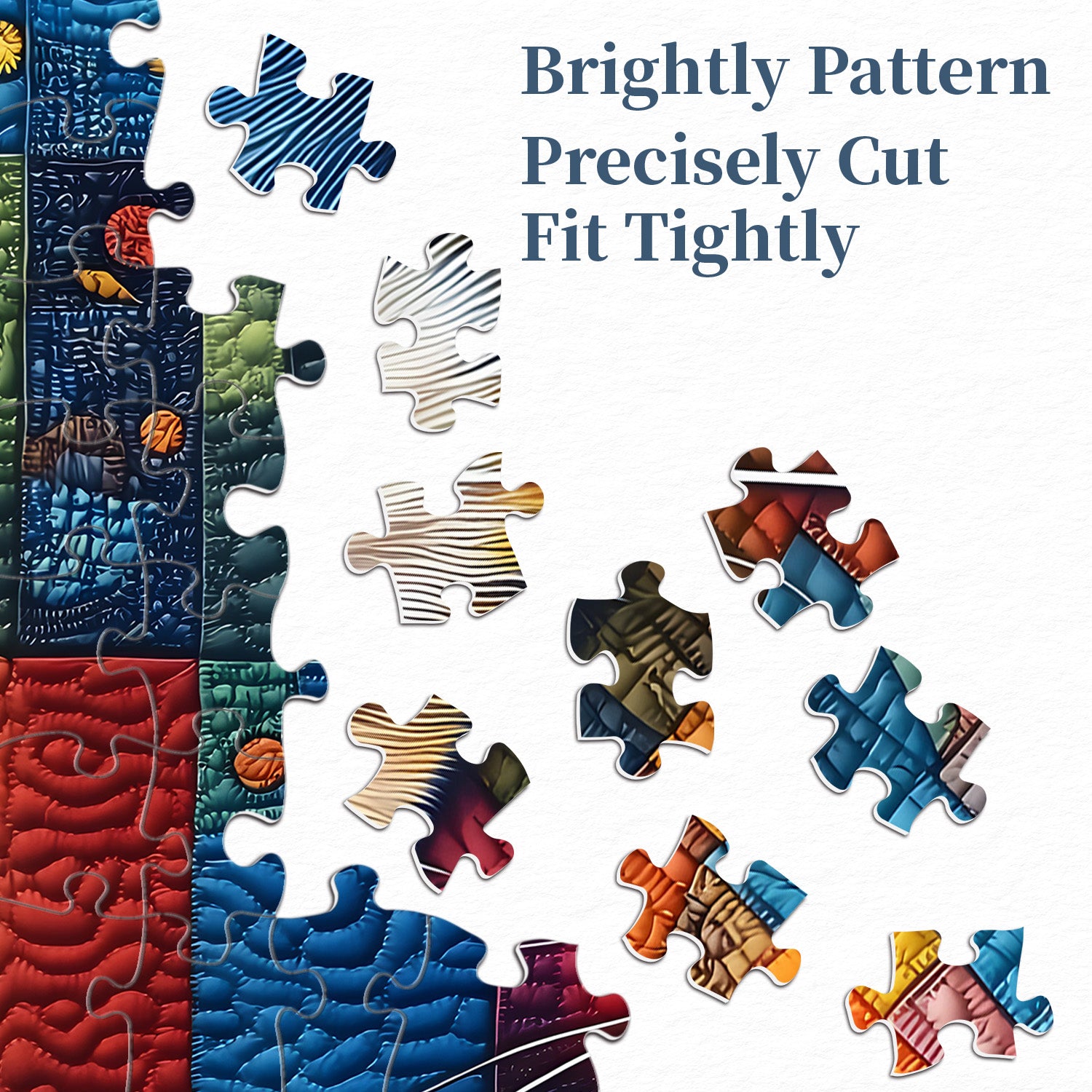 Patchwork -Katzen -Puzzles 1000 Stücke