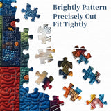Patchwork -Katzen -Puzzles 1000 Stücke