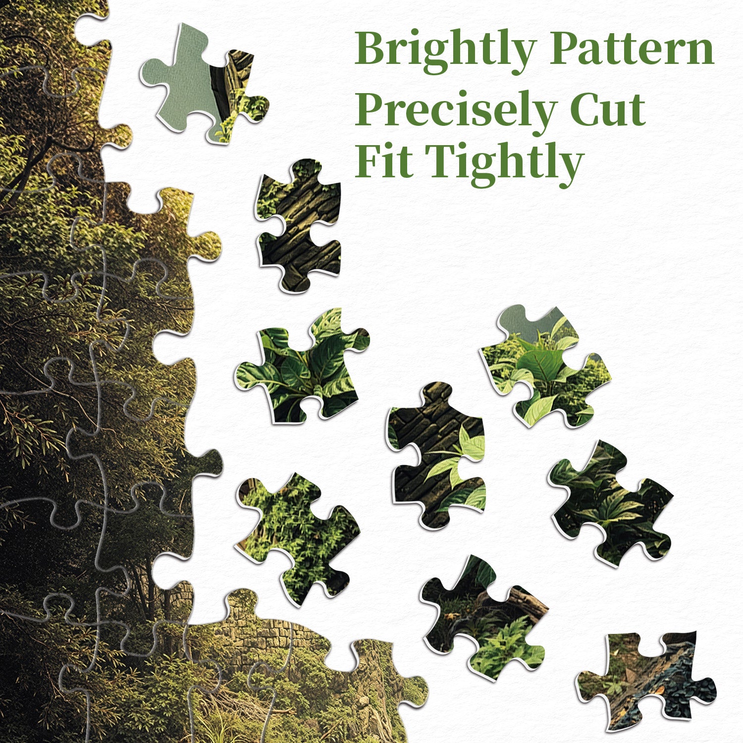 Puzzle a corda di foresta puzzle 1000 pezzi