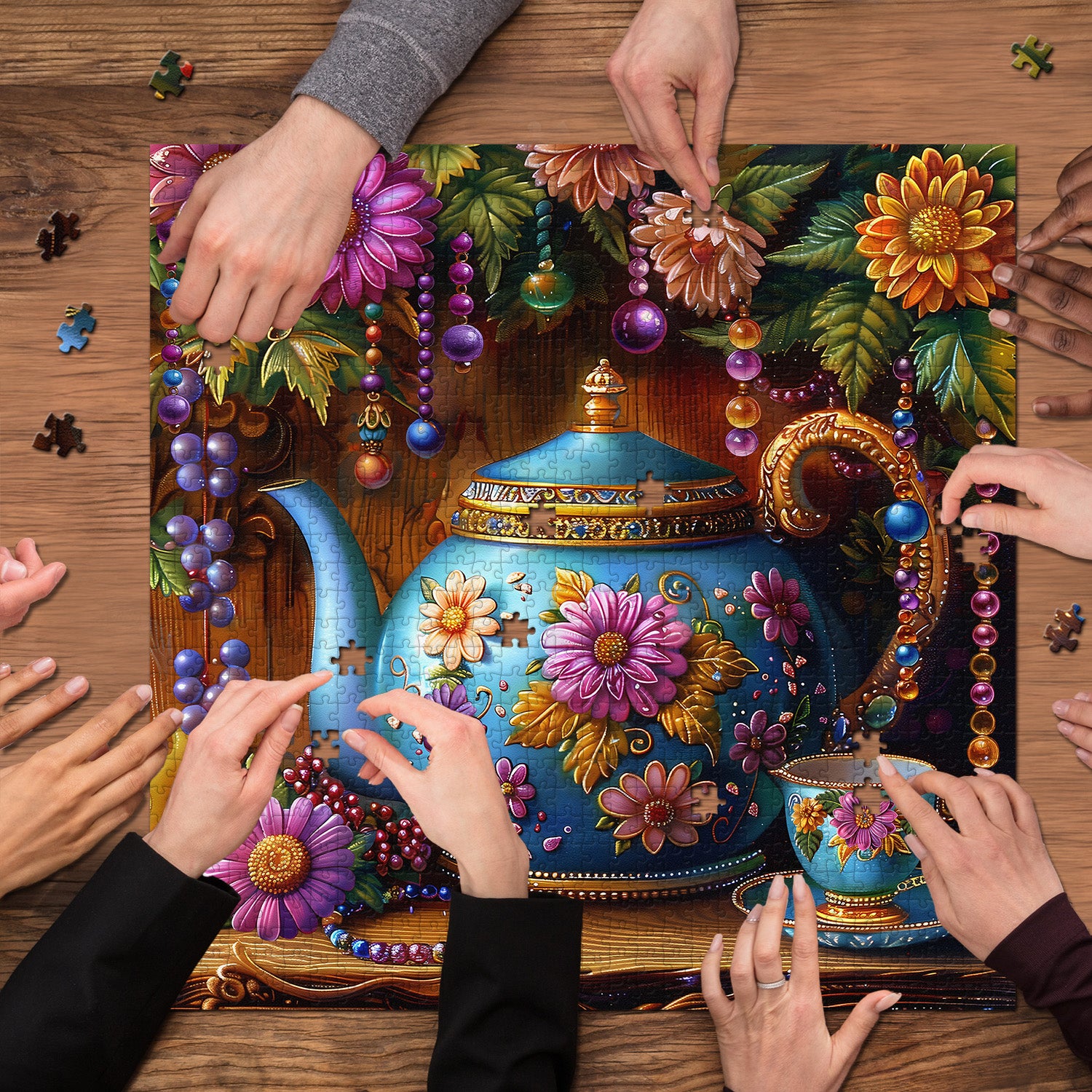 Psychedelic Rasing Jigsaw Puzzle 1000 Stücke