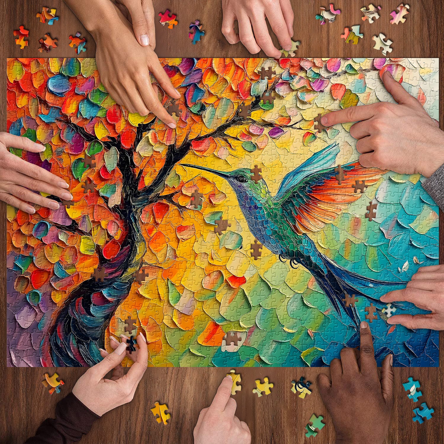 Puzzles de puzzles de la branche de la branche 1000