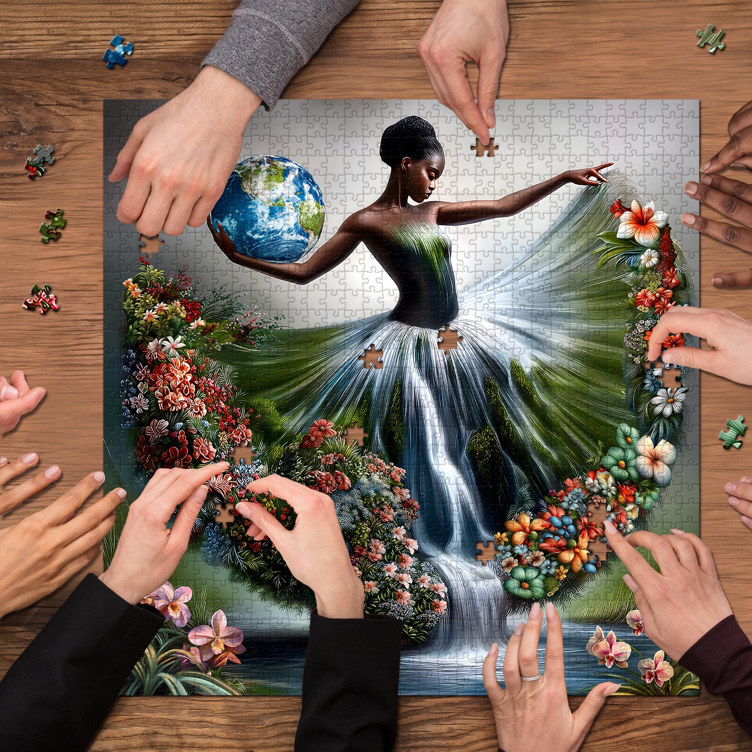 Puzzle puzzle per frenesia psichedelica 1000 pezzi
