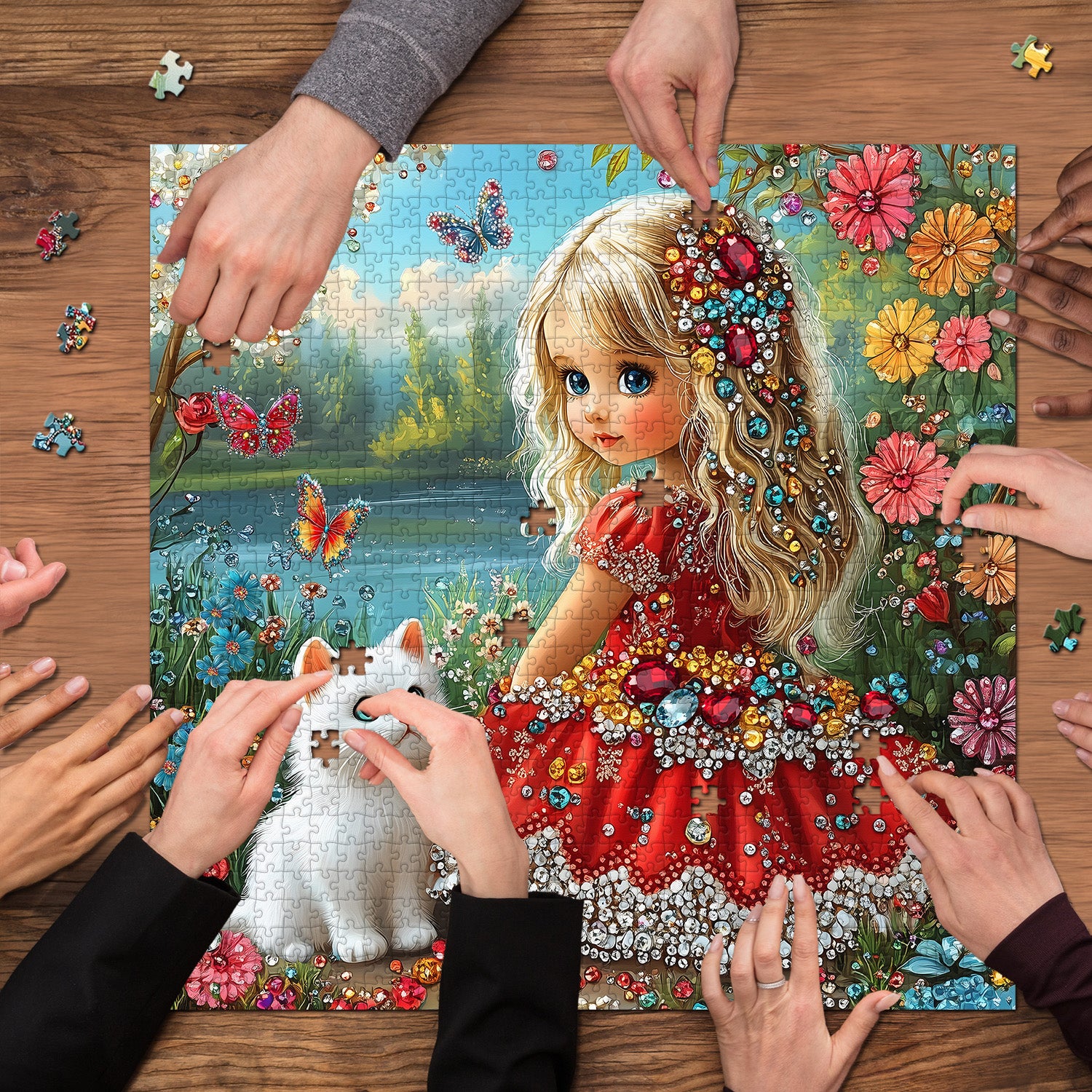 Psychedelic Rasing Jigsaw Puzzle 1000 Stücke
