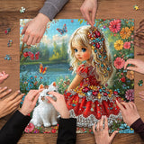 Psychedelic Rasing Jigsaw Puzzle 1000 Stücke