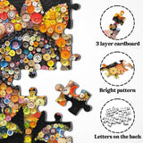 Pulsante girasole puzzle puzzle 1000 pezzi