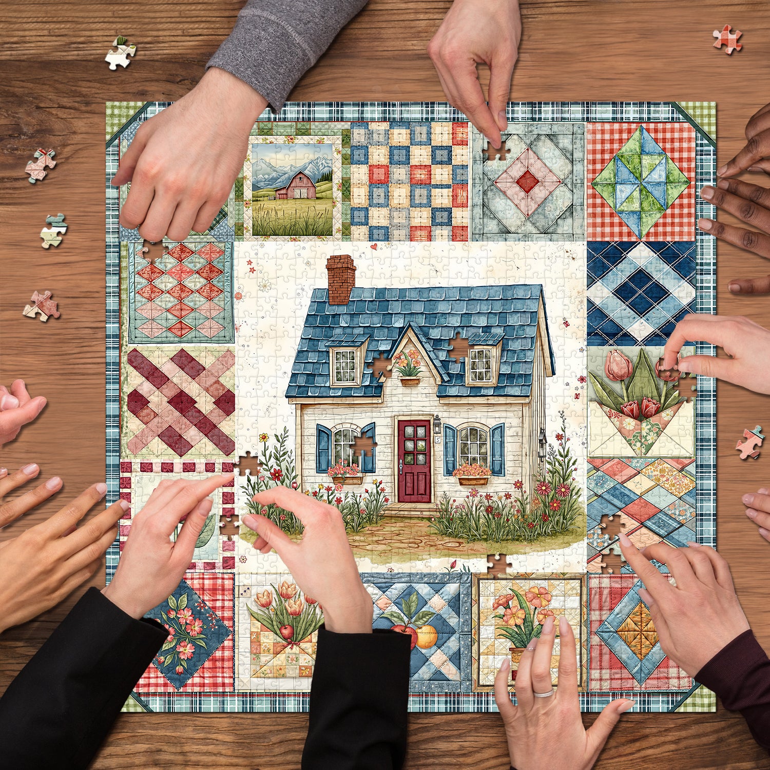 Puzzle puzzle per frenesia psichedelica 1000 pezzi