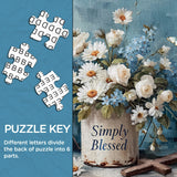 Blumen -Chaptears -Puzzle 1000 Stücke