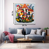 Puzzle de puzzle de la forêt de champignons 1000 pièces