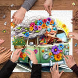 Banny’s Flower Van Jigsaw Entra 1000 pezzi
