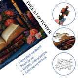 Libros y flores Rompecabezas Puzzle 1000 piezas