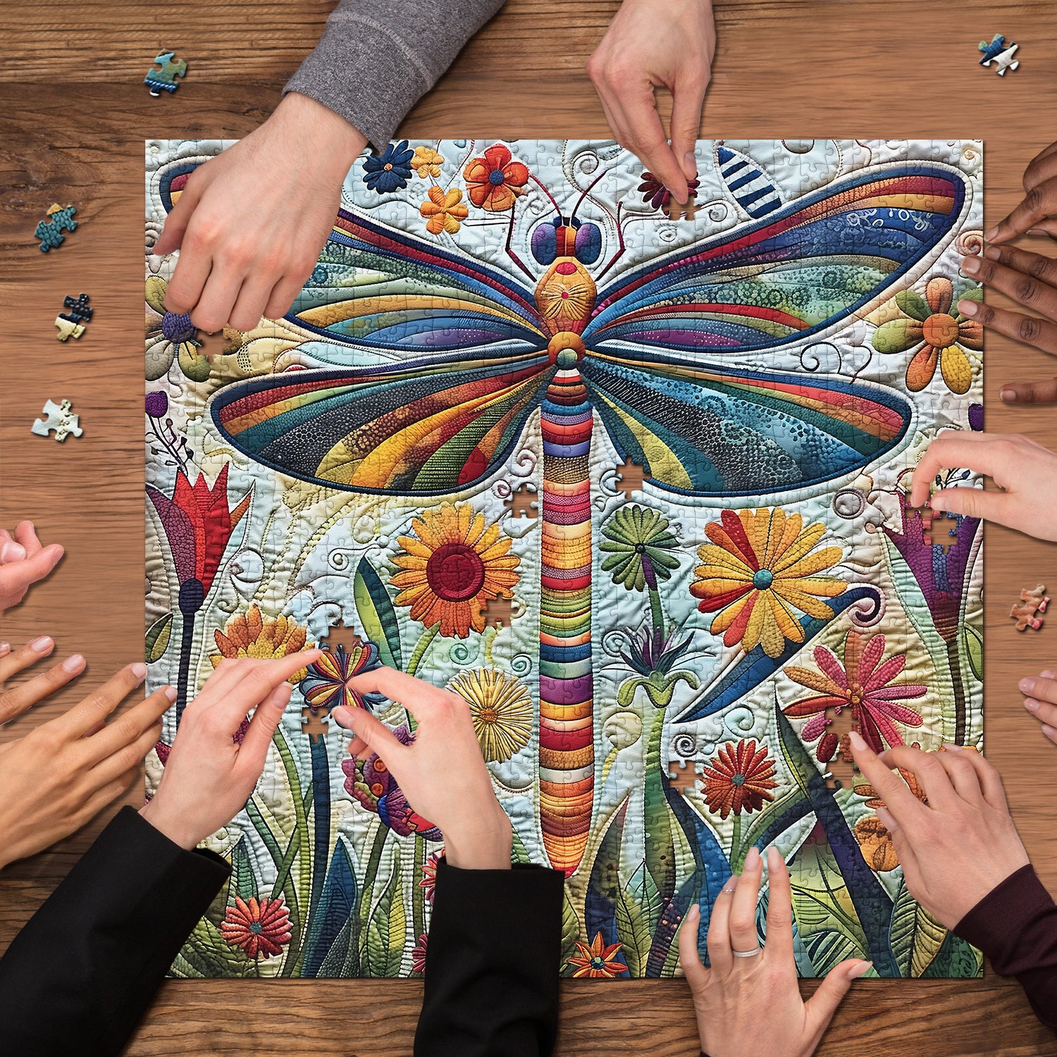 Puzzle puzzle per frenesia psichedelica 1000 pezzi