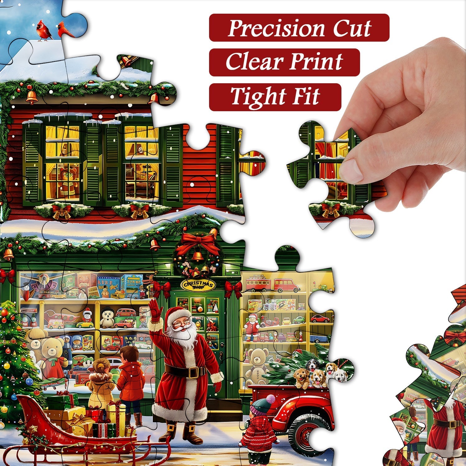 Weihnachtsspielzeuggeschäft Jigsaw Puzzle 1000 Stücke