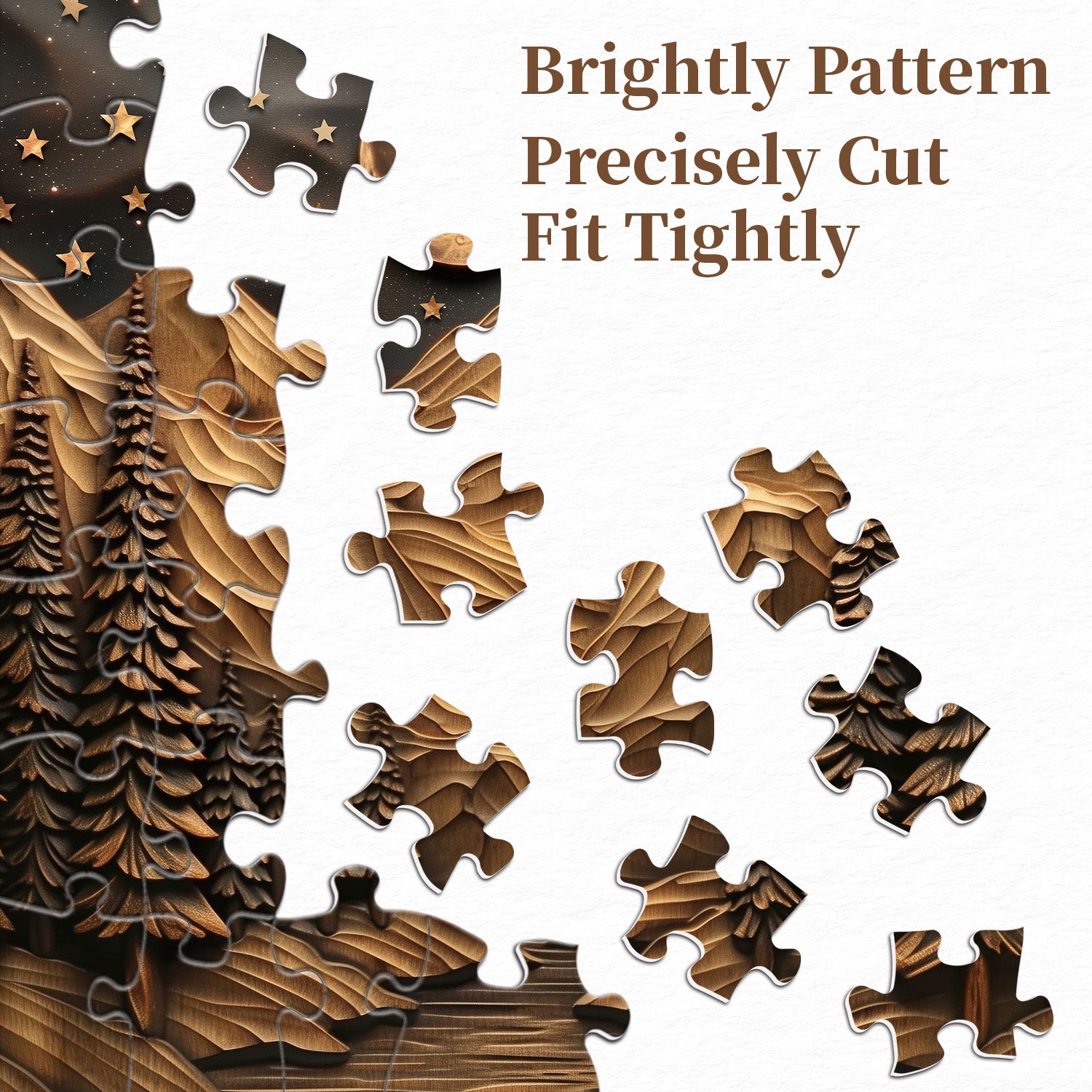 Puzzle de la foule sur bois Puzzles 1000 pièces