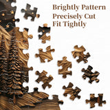 Puzzle de la foule sur bois Puzzles 1000 pièces