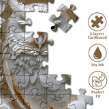 Puzzle de puzzle 3d hibou 1000 pièces