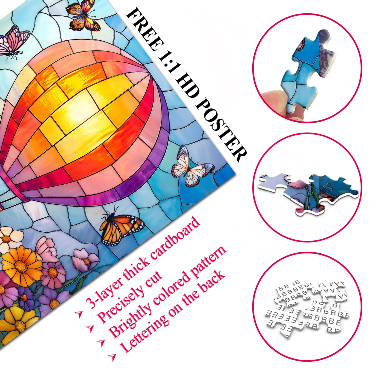 Flower Field Journey puzzle puzzle 1000 pezzi