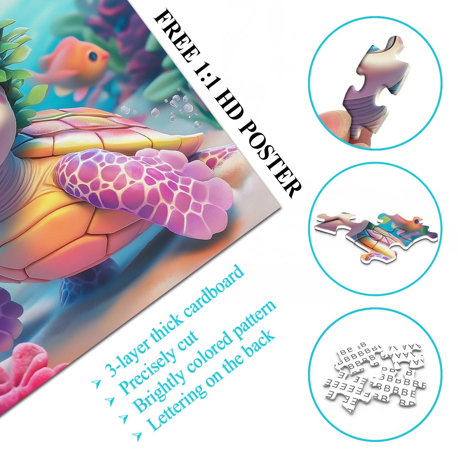 Puzzle puzzle per frenesia psichedelica 1000 pezzi