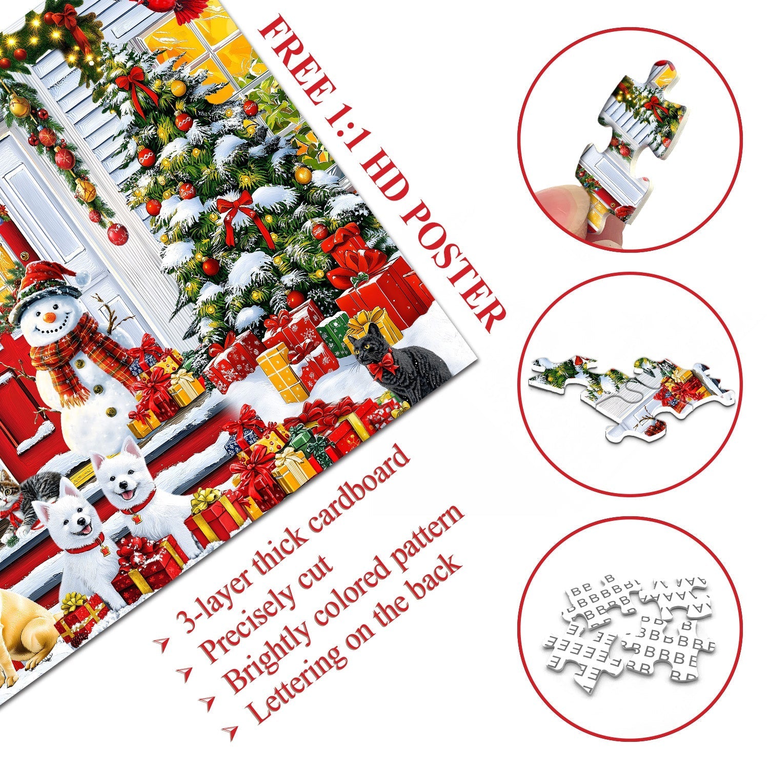 Joy Christmas Puzzle 1000 pièces 1000 pièces