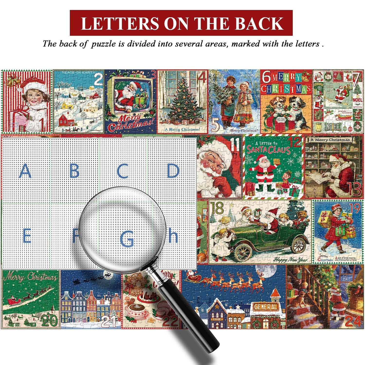 Calendario de Navidad Rompecabezas Puzzle 1000 piezas