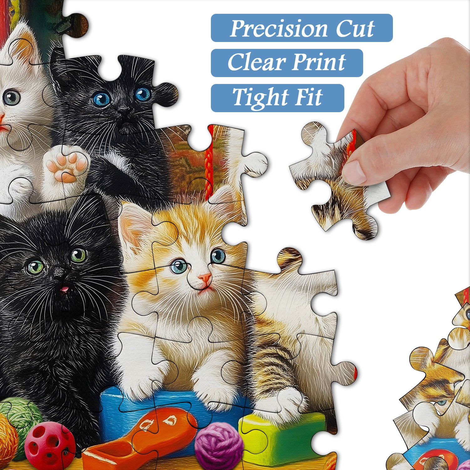 Pieci 1000 di gattini di gattini 1000 pezzi