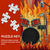Puzzle puzzle per frenesia psichedelica 1000 pezzi