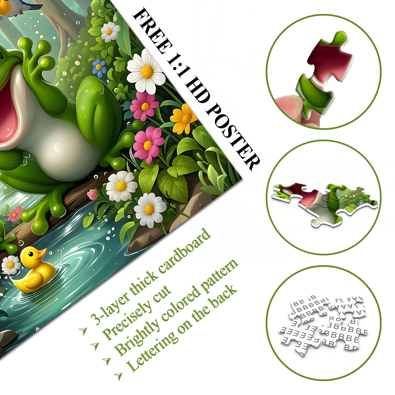 Puzzle de rire de rire et d'éclaboussure 1000 pièces