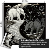 Elefants Reise Puzzle 1000 Stücke