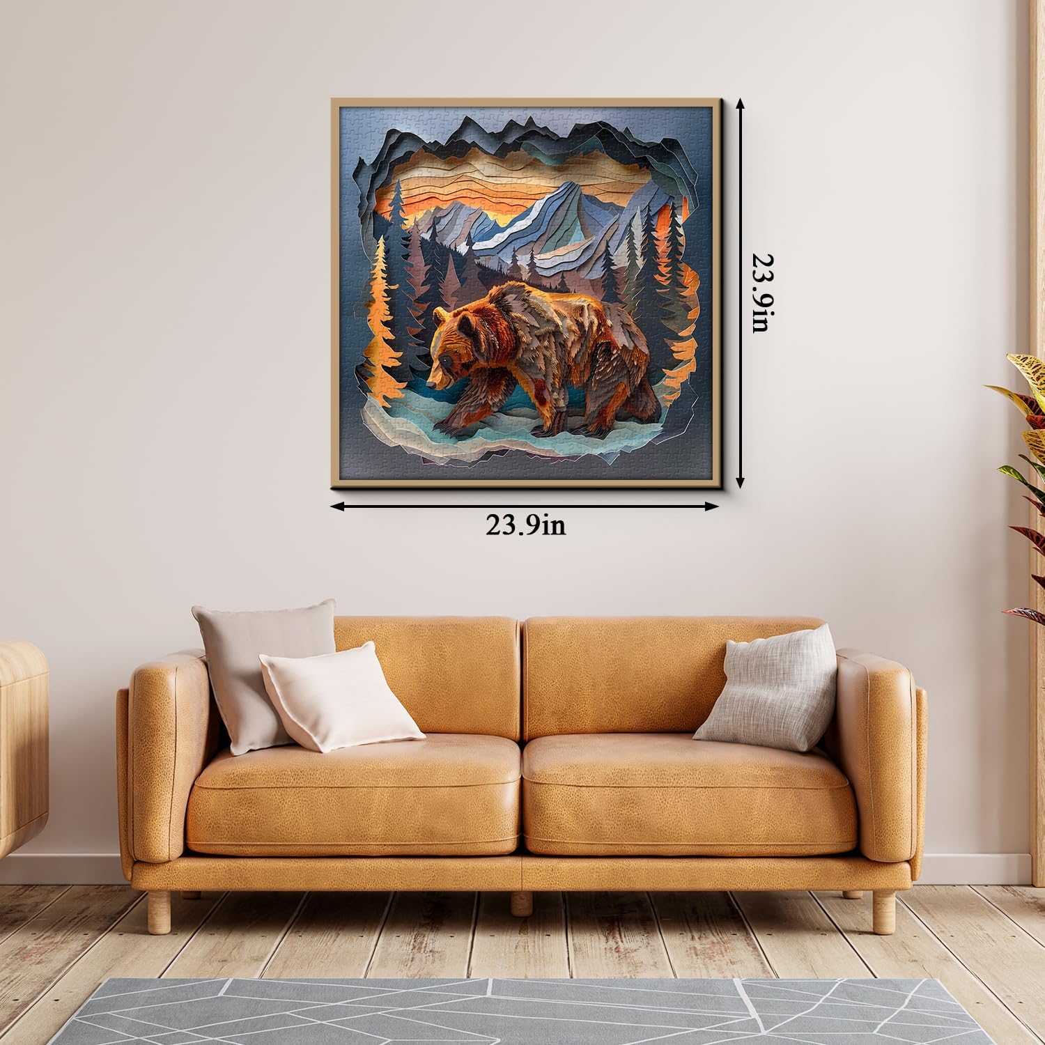 Puzzle de la puzzle de Bear's Journey 1000 pièces