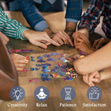 Lupo e fiori puzzle puzzle 1000 pezzi