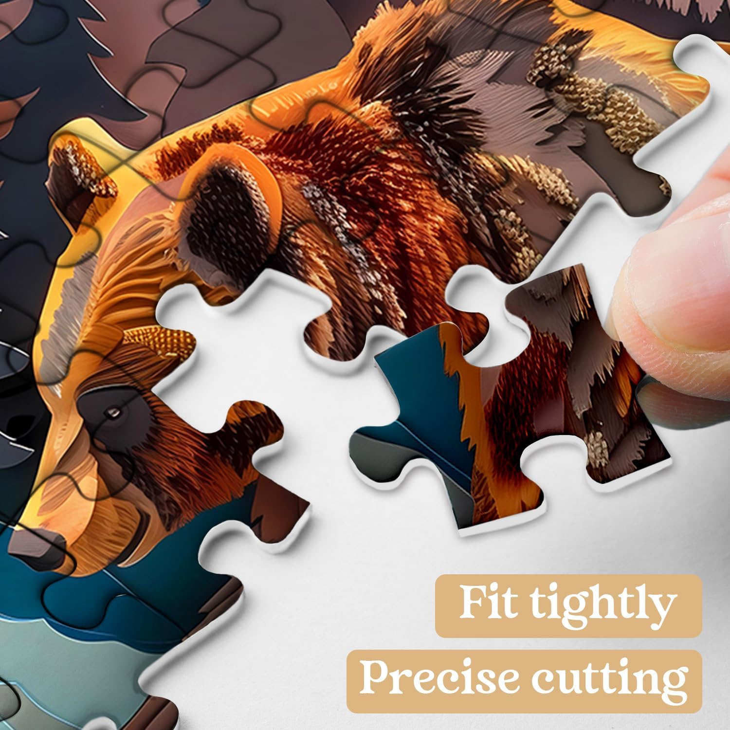 Puzzle de la puzzle de Bear's Journey 1000 pièces