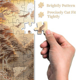 3d Forest Sunset Puzzle Puzzle 1000 pièces