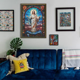 Vetro colorato Gesù Cristo Jigsaw Puzzle 1000 pezzi