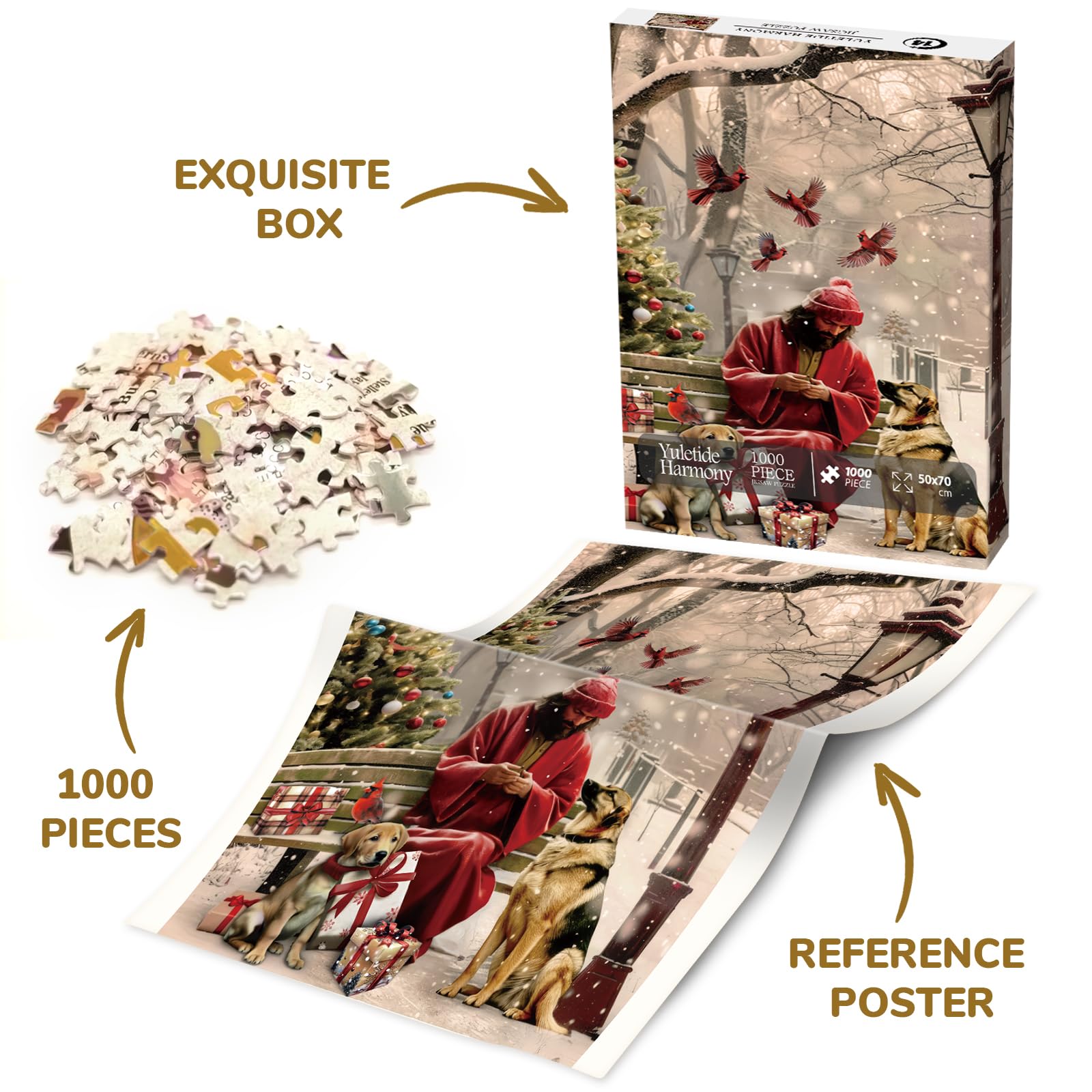 Yuletide Harmony puzzle puzzle 1000 pezzi