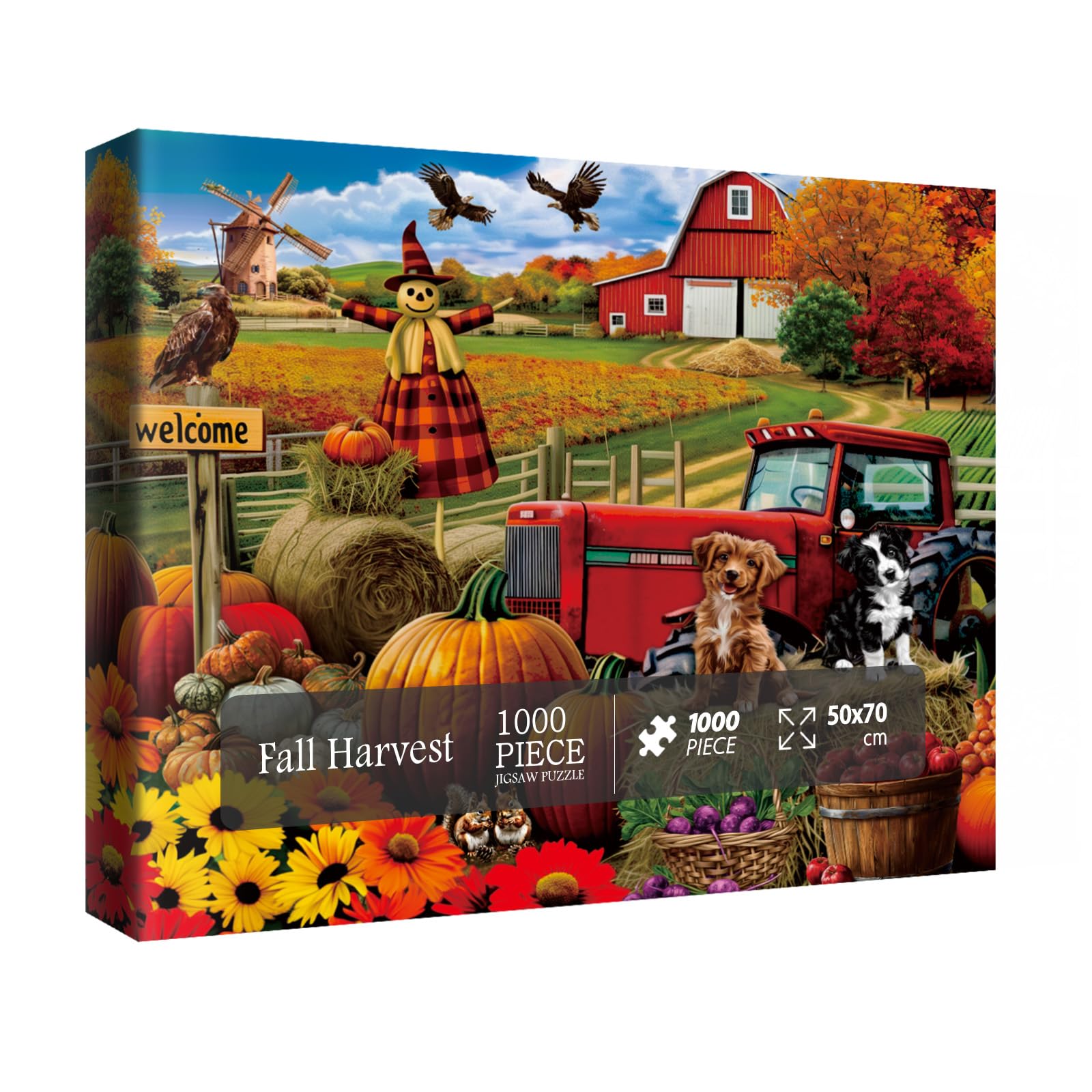 Herbsternte -Puzzle 1000 Stücke