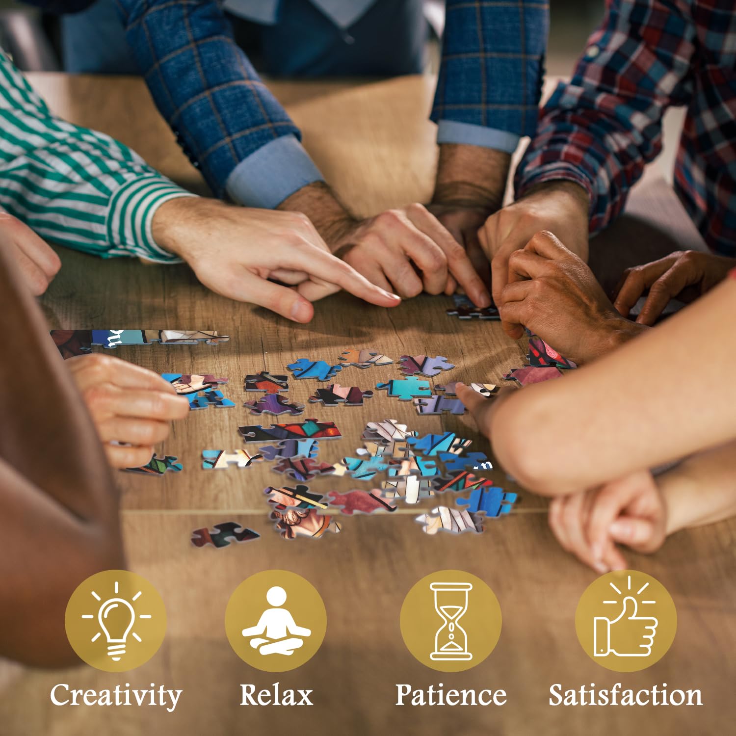 Vetro colorato Gesù Cristo Jigsaw Puzzle 1000 pezzi