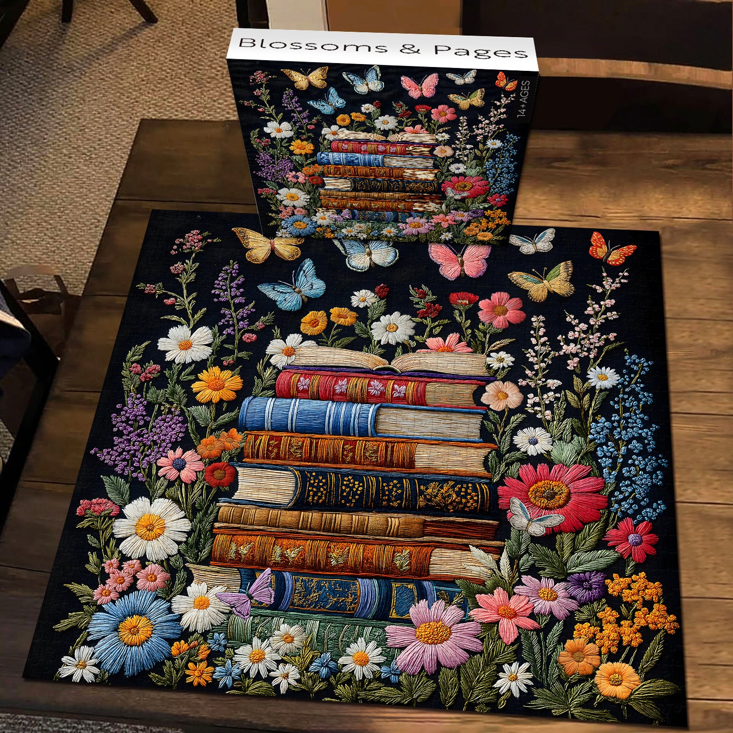 Fleurs et pages puzzles de puzzle 1000 pièces