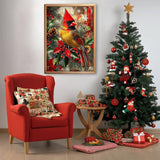 Christmas Cardinal Jigsaw Puzzle 1000 Pieces
