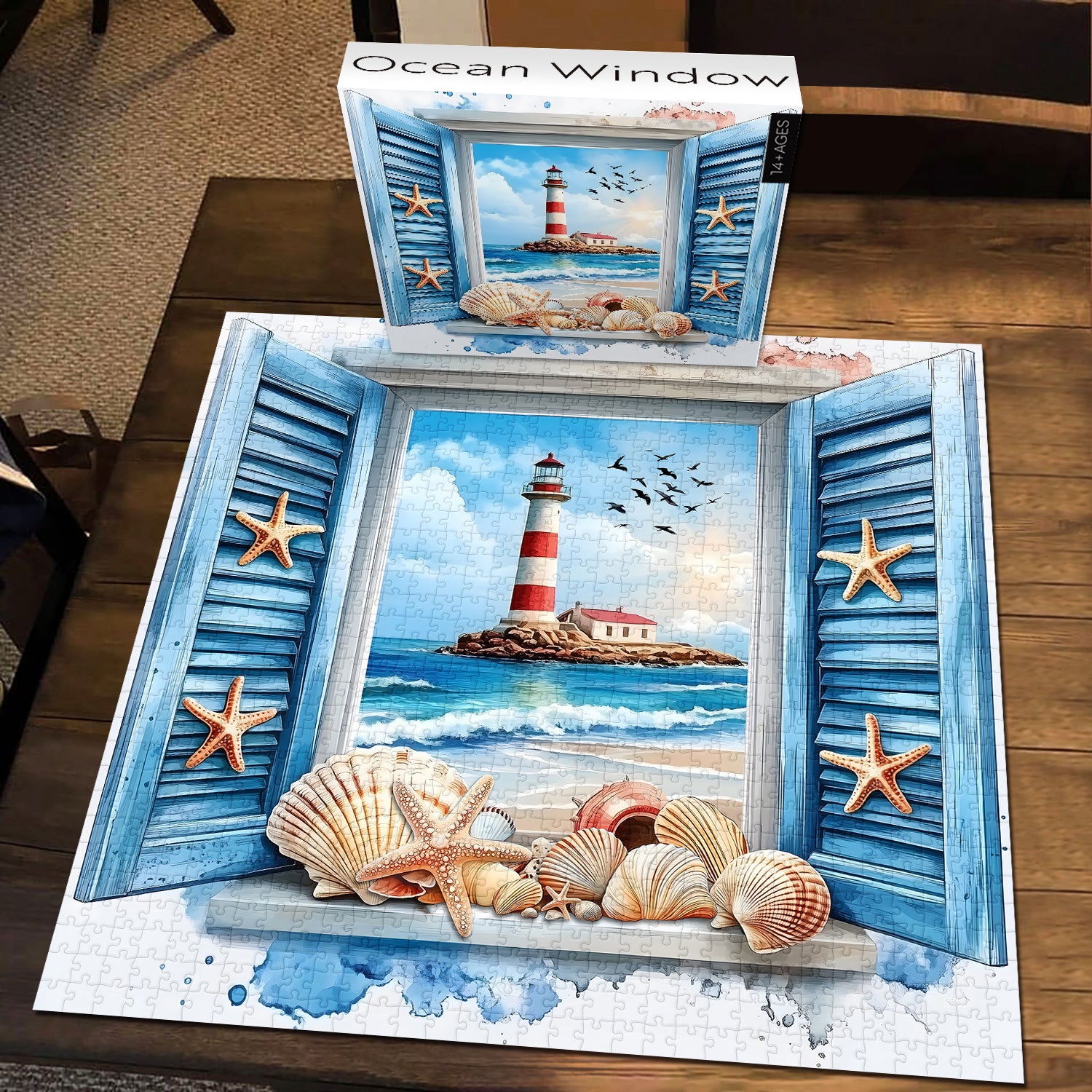 Ozeanfenster Puzzle 1000 Stücke