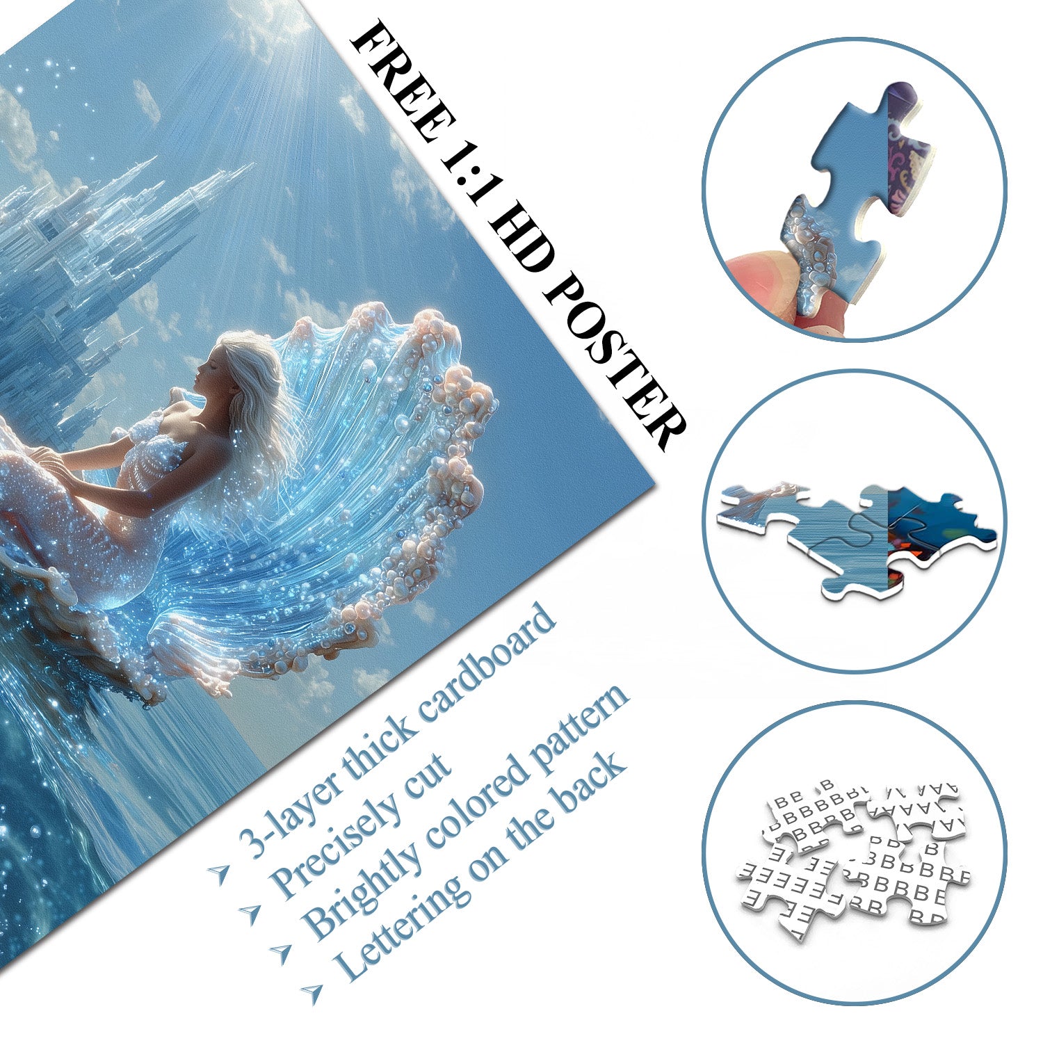 Puzzle puzzle per frenesia psichedelica 1000 pezzi