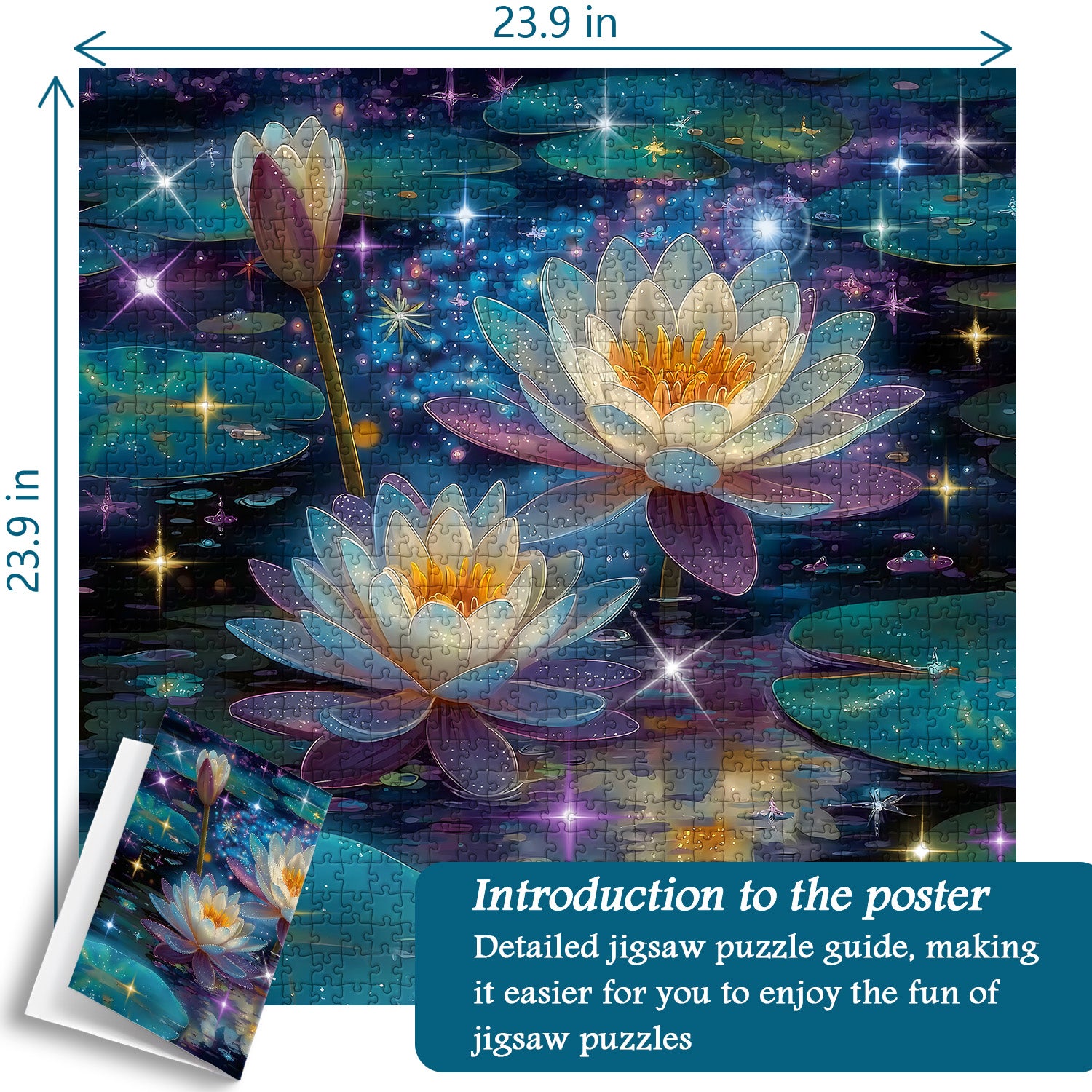 Chapapier floral puzzle 1000 pièces