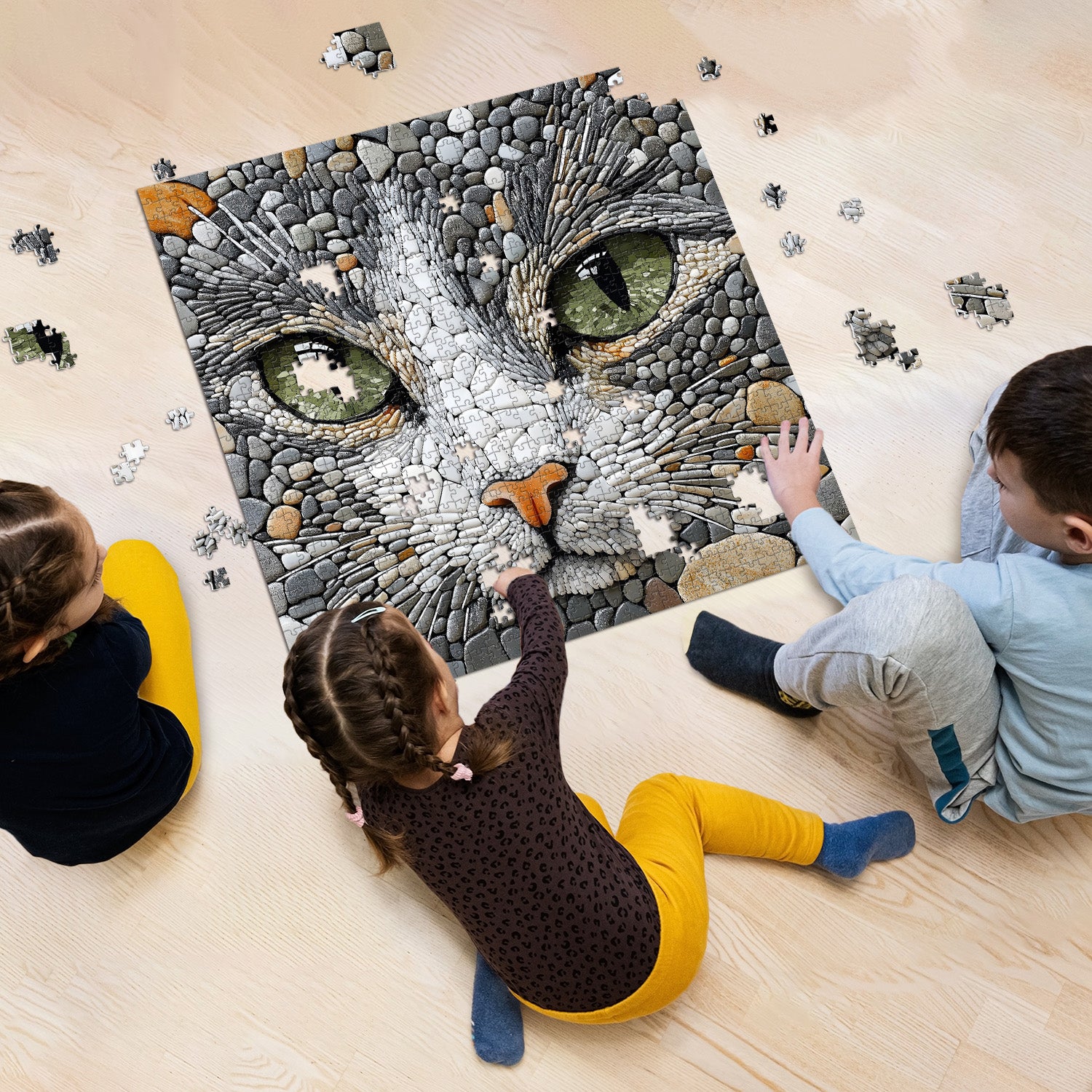 PEBBLE CAT CAT PUZILI 1000 pezzo